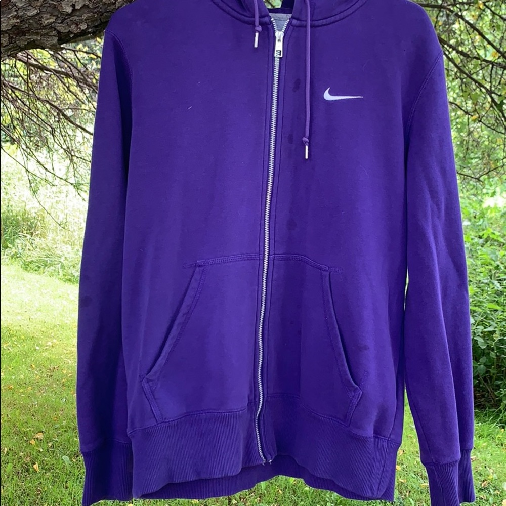 Purple Nike Zip-Up Sweater